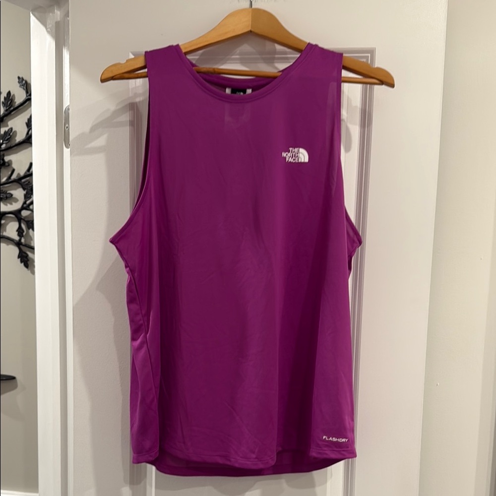 The North Face Women's Muscle Tank in Vibrant Purple